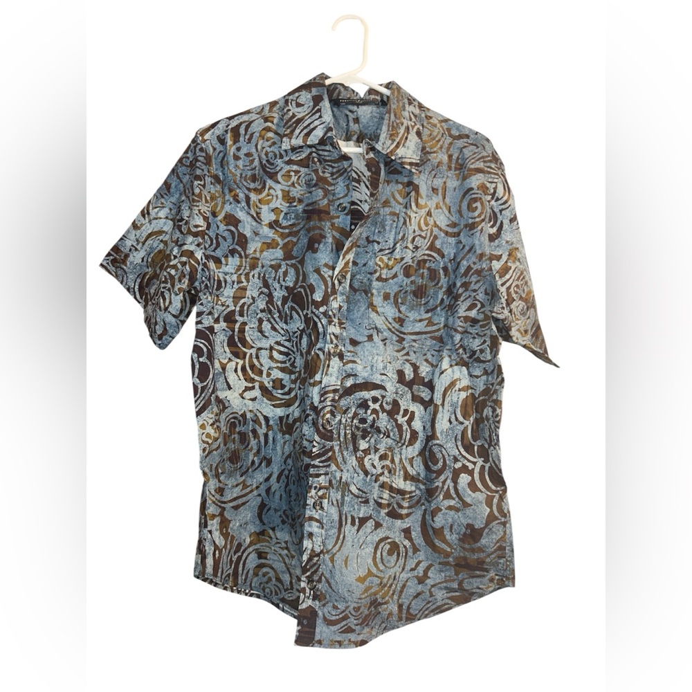 BNWT Peruvian Connection Tahitian Paisley Cabana Shirt – Men’s M